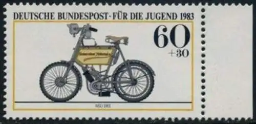 BUND 1983 Michel-Nummer 1169 postfrisch EINZELMARKE RAND rechts