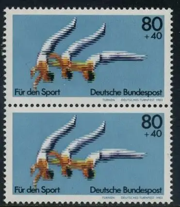 BUND 1983 Michel-Nummer 1172 postfrisch vert.PAAR