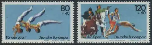 BUND 1983 Michel-Nummer 1172-1173 postfrisch SATZ(2) EINZELMARKEN