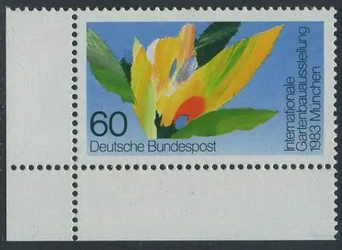 BUND 1983 Michel-Nummer 1174 postfrisch EINZELMARKE ECKRAND unten links