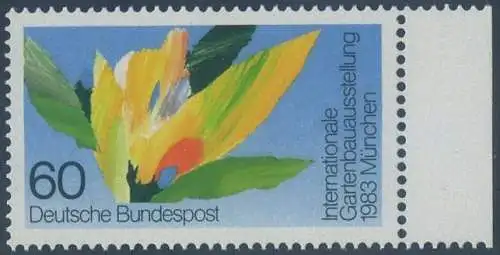 BUND 1983 Michel-Nummer 1174 postfrisch EINZELMARKE RAND rechts