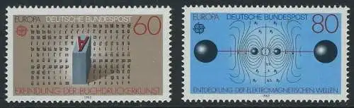 BUND 1983 Michel-Nummer 1175-1176 postfrisch SATZ(2) EINZELMARKEN