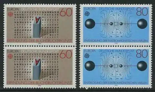 BUND 1983 Michel-Nummer 1175-1176 postfrisch SATZ(2) vert.PAARE