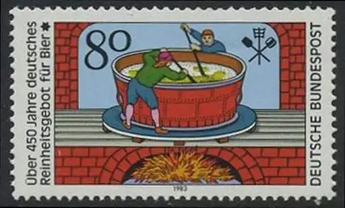 BUND 1983 Michel-Nummer 1179 postfrisch EINZELMARKE