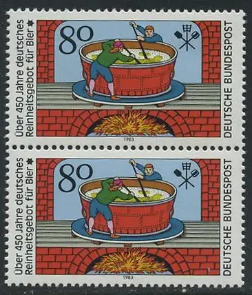 BUND 1983 Michel-Nummer 1179 postfrisch vert.PAAR