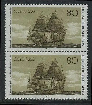 BUND 1983 Michel-Nummer 1180 postfrisch vert.PAAR