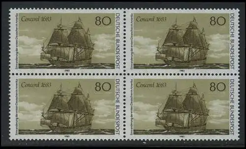 BUND 1983 Michel-Nummer 1180 postfrisch BLOCK