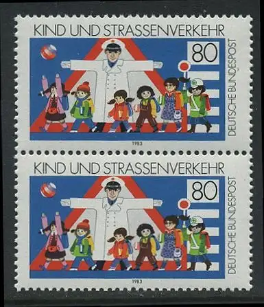 BUND 1983 Michel-Nummer 1181 postfrisch vert.PAAR