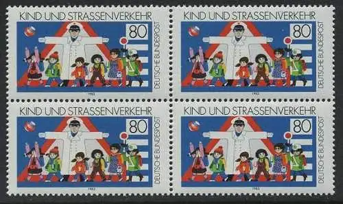 BUND 1983 Michel-Nummer 1181 postfrisch BLOCK