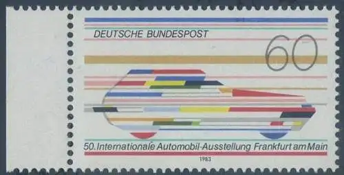 BUND 1983 Michel-Nummer 1182 postfrisch EINZELMARKE RAND links