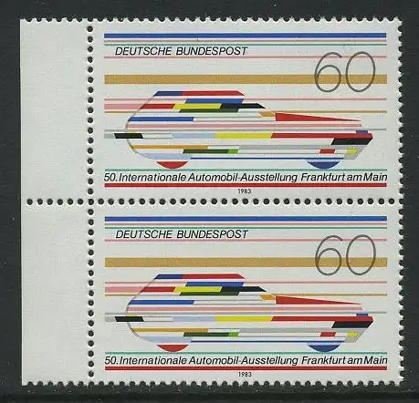 BUND 1983 Michel-Nummer 1182 postfrisch vert.PAAR RAND links