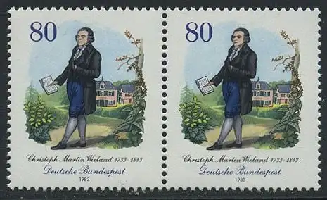 BUND 1983 Michel-Nummer 1183 postfrisch horiz.PAAR