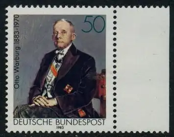 BUND 1983 Michel-Nummer 1184 postfrisch EINZELMARKE RAND rechts