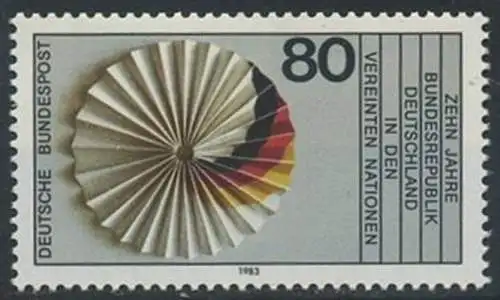 BUND 1983 Michel-Nummer 1185 postfrisch EINZELMARKE