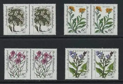 BUND 1983 Michel-Nummer 1188-1191 postfrisch SATZ(4) horiz.PAARE