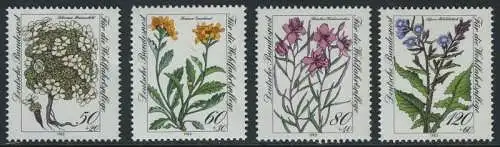 BUND 1983 Michel-Nummer 1188-1191 postfrisch SATZ(4) EINZELMARKEN