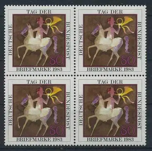 BUND 1983 Michel-Nummer 1192 postfrisch BLOCK