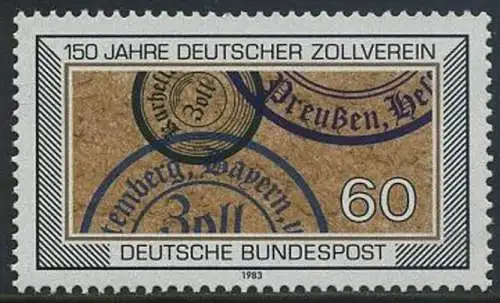 BUND 1983 Michel-Nummer 1195 postfrisch EINZELMARKE