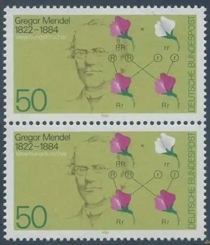 BUND 1984 Michel-Nummer 1199 postfrisch vert.PAAR