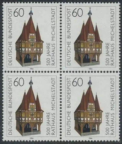 BUND 1984 Michel-Nummer 1200 postfrisch BLOCK