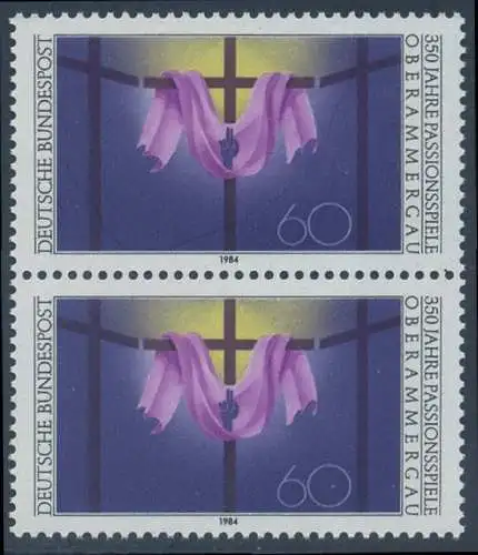 BUND 1984 Michel-Nummer 1201 postfrisch vert.PAAR