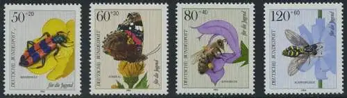 BUND 1984 Michel-Nummer 1202-1205 postfrisch SATZ(4) EINZELMARKEN