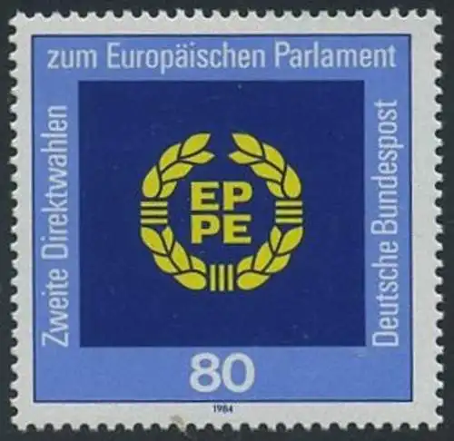 BUND 1984 Michel-Nummer 1209 postfrisch EINZELMARKE