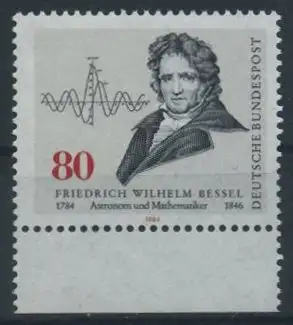 BUND 1984 Michel-Nummer 1219 postfrisch EINZELMARKE RAND unten