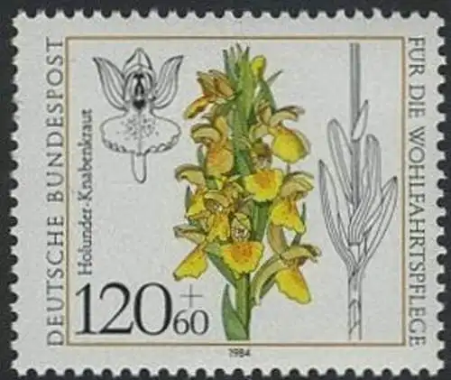 BUND 1984 Michel-Nummer 1228 postfrisch EINZELMARKE