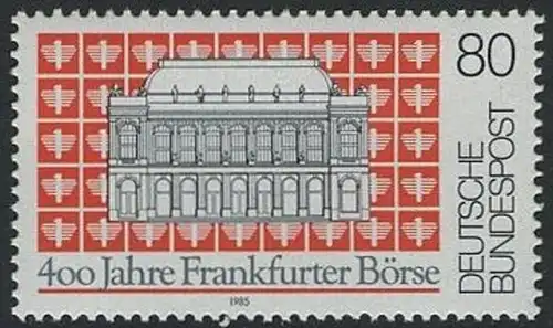 BUND 1985 Michel-Nummer 1257 postfrisch EINZELMARKE