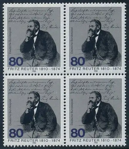 BUND 1985 Michel-Nummer 1263 postfrisch BLOCK