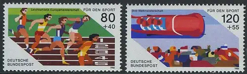 BUND 1986 Michel-Nummer 1269-1270 postfrisch SATZ(2) EINZELMARKEN