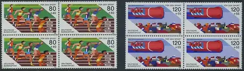 BUND 1986 Michel-Nummer 1269-1270 postfrisch SATZ(2) BLÖCKE