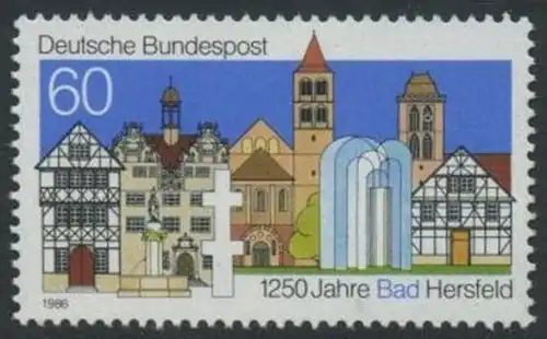 BUND 1986 Michel-Nummer 1271 postfrisch EINZELMARKE