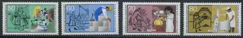 BUND 1986 Michel-Nummer 1274-1277 postfrisch SATZ(4) EINZELMARKEN