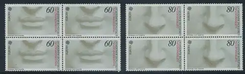 BUND 1986 Michel-Nummer 1278-1279 postfrisch SATZ(2) BLÖCKE