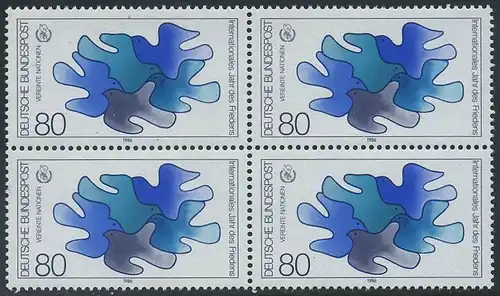BUND 1986 Michel-Nummer 1286 postfrisch BLOCK