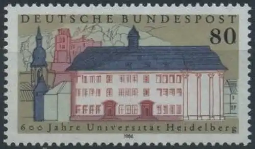 BUND 1986 Michel-Nummer 1299 postfrisch EINZELMARKE