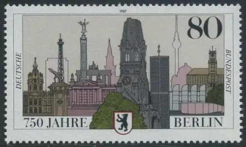 BUND 1987 Michel-Nummer 1306 postfrisch EINZELMARKE