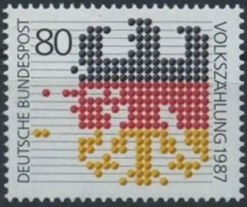 BUND 1987 Michel-Nummer 1309 postfrisch EINZELMARKE