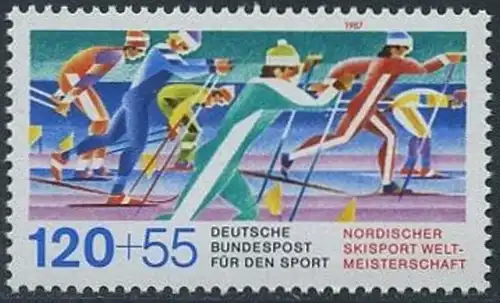 BUND 1987 Michel-Nummer 1311 postfrisch EINZELMARKE