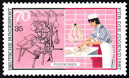 BUND 1987 Michel-Nummer 1317 postfrisch EINZELMARKE