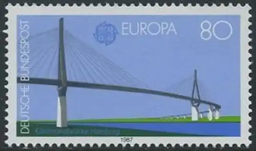 BUND 1987 Michel-Nummer 1322 postfrisch EINZELMARKE