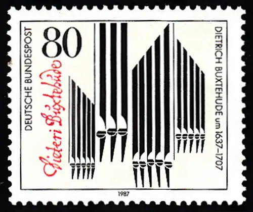 BUND 1987 Michel-Nummer 1323 postfrisch EINZELMARKE