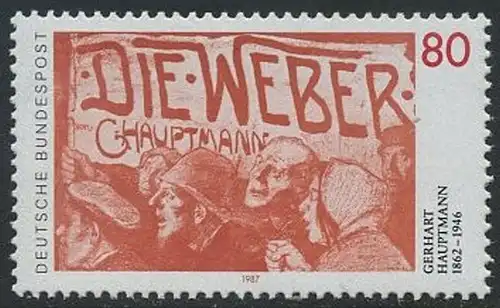 BUND 1987 Michel-Nummer 1344 postfrisch EINZELMARKE