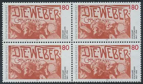 BUND 1987 Michel-Nummer 1344 postfrisch BLOCK