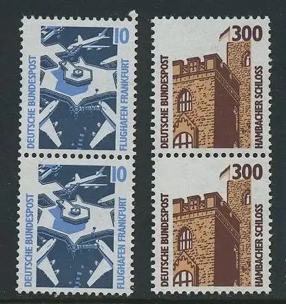 BUND 1988 Michel-Nummer 1347-1348 postfrisch SATZ(2) EINZELMARKEN (2v)