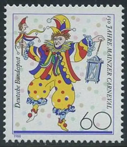 BUND 1988 Michel-Nummer 1349 postfrisch EINZELMARKE