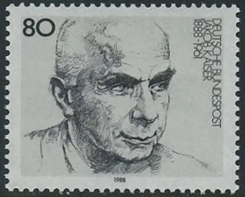 BUND 1988 Michel-Nummer 1350 postfrisch EINZELMARKE