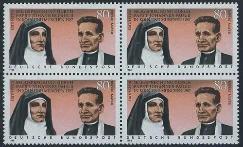 BUND 1988 Michel-Nummer 1352 postfrisch BLOCK